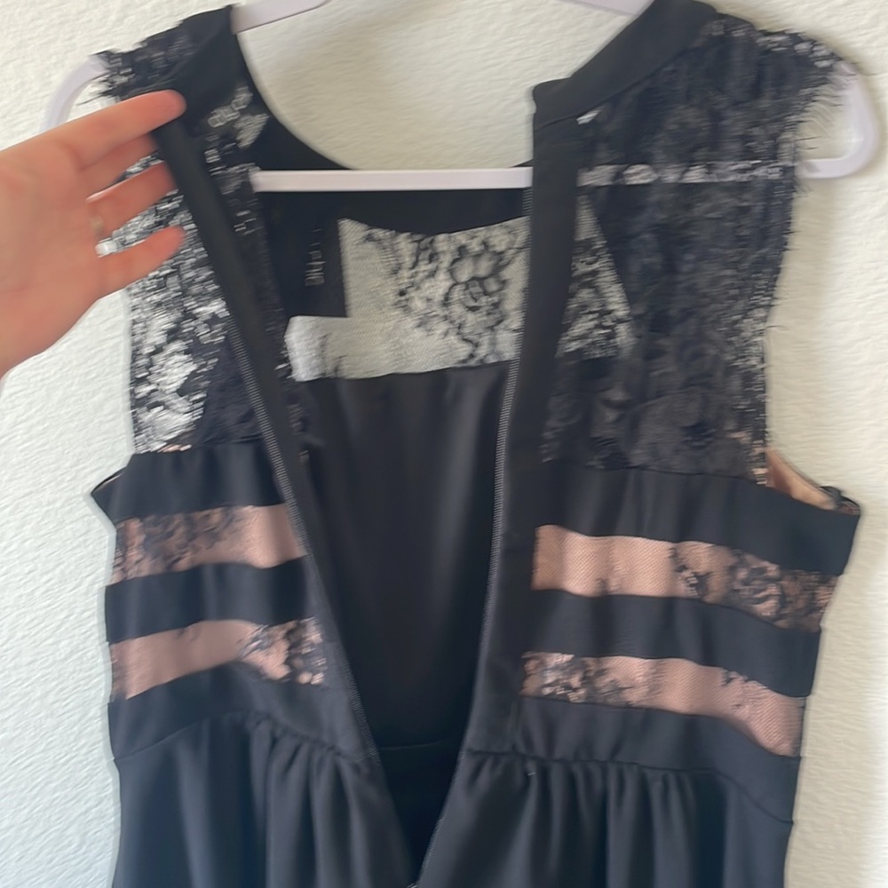 City Chic Black Fine Lace Dress NWT Size 14 - Picture 10 of 13